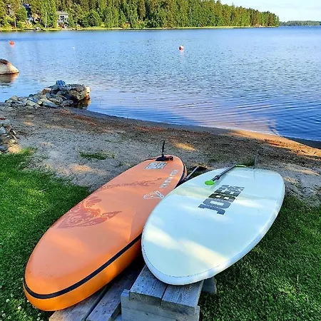 別荘 Stunning Log 45m2 On The Shore Of Kallavesi. クオピオ