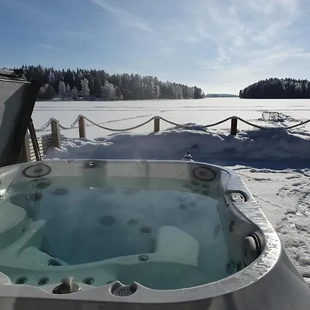 Ferienhaus Stunning Log 45m2 On The Shore Of Kallavesi. Kuopio