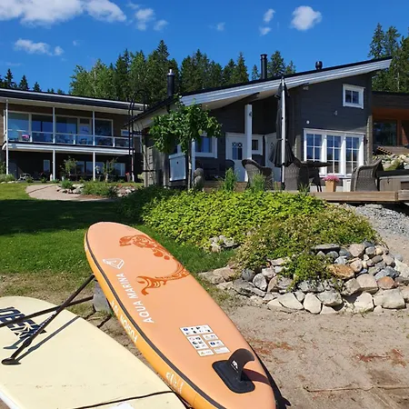 Stunning Log 45m2 On The Shore Of Kallavesi. 別荘 *