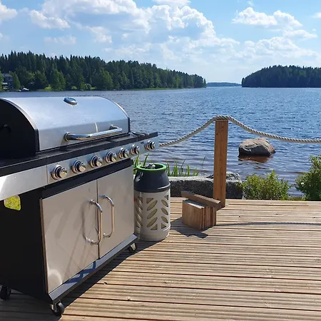 Stunning Log 45m2 On The Shore Of Kallavesi. クオピオ