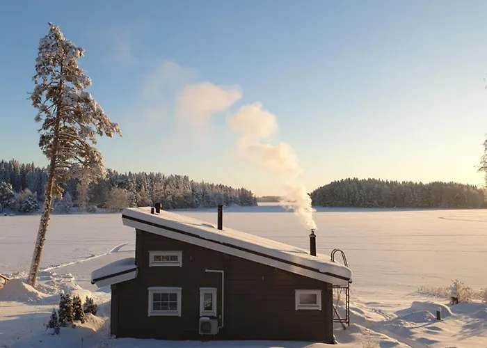 Stunning Log 45m2 On The Shore Of Kallavesi. Дом отдыха *